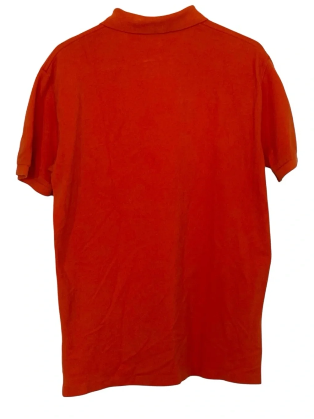 Polo Ralph Lauren Orange Polo Shirt Men’s Size Medium Green Pony Preppy Classic